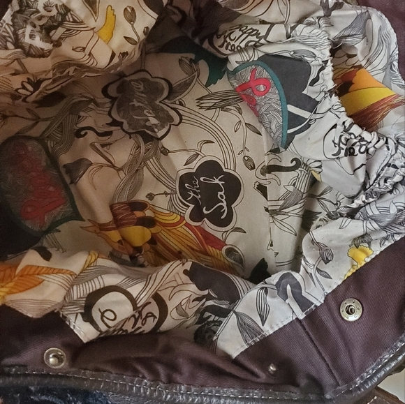 The Sak Medium Shopper Handbag - Chocolate - Picture 4 of 9